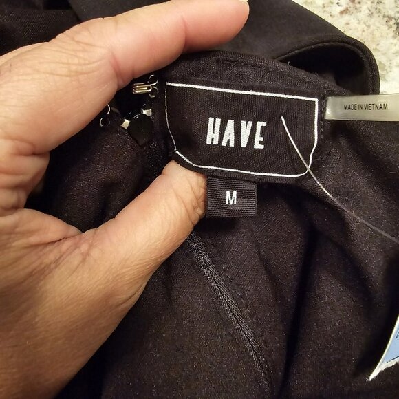 NWT Have Brand Black Classic Jumpsuit Pants Suit Strapless Wide Leg Corset Style - Picture 4 of 5